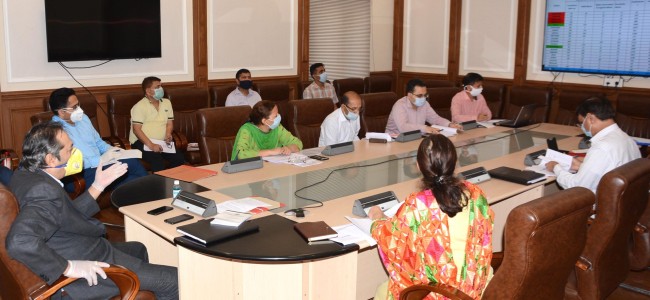 Advisor Baseer Khan reviews progress of developmental schemes implemented by RDD