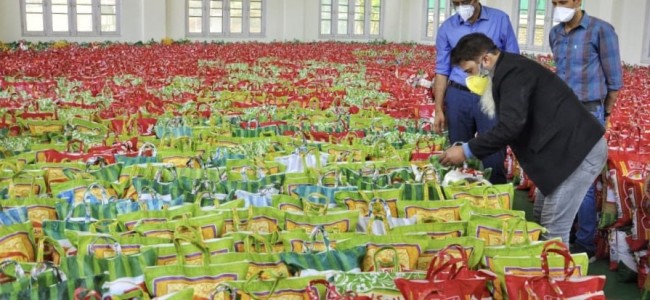 Ramadan: 50000 food kits prepared for distribution among impoverished families in Srinagar Ramadan: 50000 food kits prepared for distribution among impoverished families in Srinagar