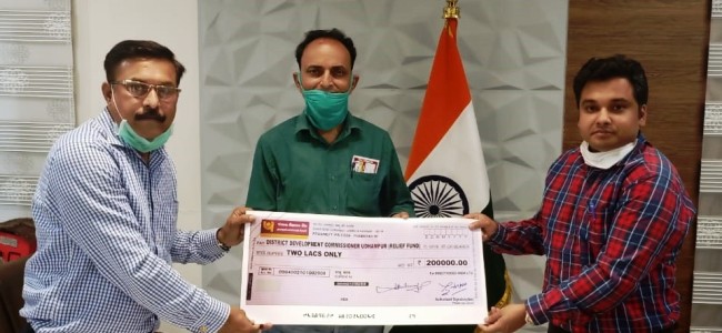 Insecticides India Ltd donates Rs 2 lakh to district administration Udhampur Insecticides India Ltd donates Rs 2 lakh to district administration Udhampur
