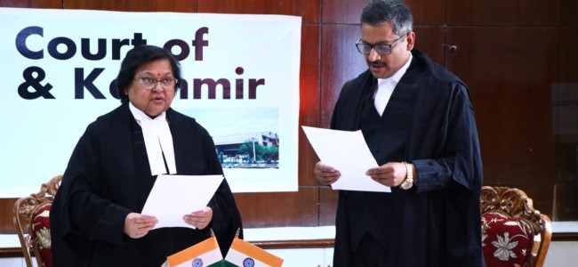 Justice Oswal sworn in as High Court Judge Justice Oswal sworn in as High Court Judge