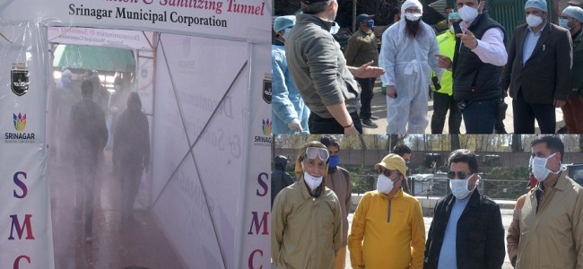 SMC installs first of its disinfectant tunnel at CD Hospital SMC installs first of its disinfectant tunnel at CD Hospital