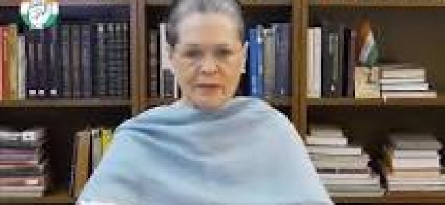 ‘No greater patriotism than persistence’: Sonia Gandhi thanks Covid-19 warriors