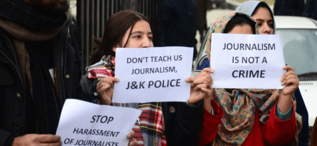 FIR Against Another Jammu and Kashmir Journalist, 3rd In 2 Days, For Social Media Post FIR Against Another Jammu and Kashmir Journalist, 3rd In 2 Days, For Social Media Post