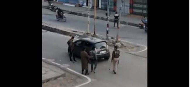 Srinagar mayor says municipal workers beaten by police Srinagar mayor says municipal workers beaten by police