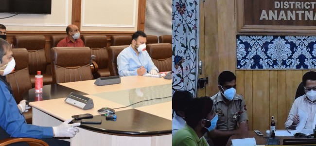 Baseer Khan reviews initiatives regarding Covid-19 management in Anantnag Baseer Khan reviews initiatives regarding Covid-19 management in Anantnag