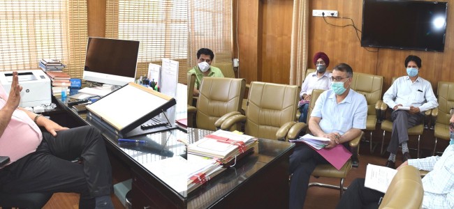Navin Choudhary chairs meeting on procurement of cocoons Navin Choudhary chairs meeting on procurement of cocoons