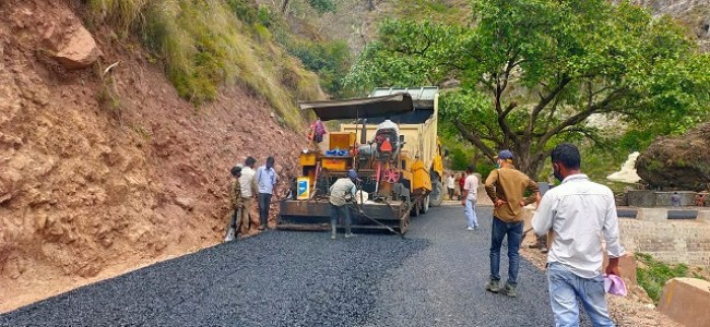 PMGSY Jammu resumes construction activity PMGSY Jammu resumes construction activity