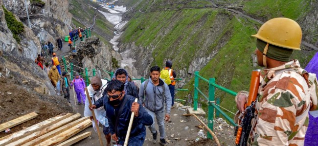 Covid fear cuts Amarnath Yatra to 2 weeks, pilgrimage will be only via helicopter Covid fear cuts Amarnath Yatra to 2 weeks, pilgrimage will be only via helicopter