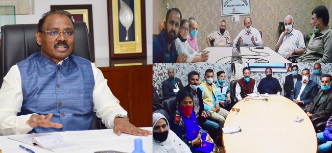 Lt Governor interacts with representatives of PRIs, ST/SC/OBC delegation Lt Governor interacts with representatives of PRIs, ST/SC/OBC delegation