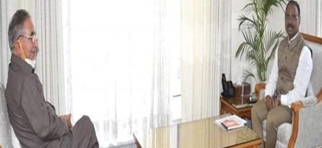 Ghulam Hassan Mir calls on Lieutenant Governor Ghulam Hassan Mir calls on Lieutenant Governor