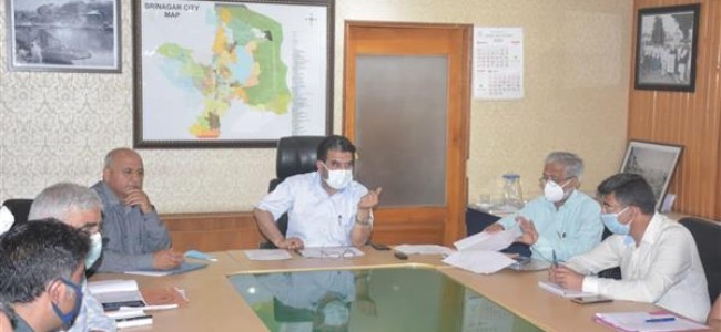 Commissioner SMC reviews AMRUT works Commissioner SMC reviews AMRUT works