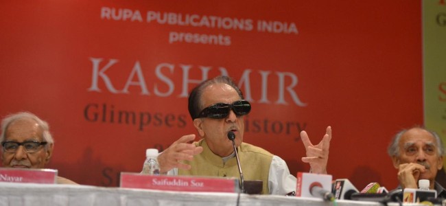 J&K: Congress’ Saifuddin Soz says he is not being allowed out even as government claims he is free J&K: Congress’ Saifuddin Soz says he is not being allowed out even as government claims he is free