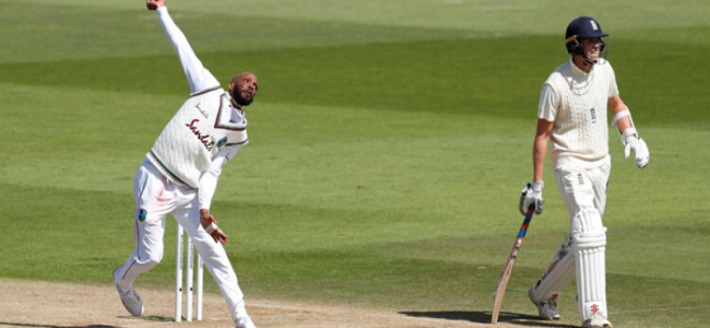 Chase keeps West Indies on top in first England Test Chase keeps West Indies on top in first England Test