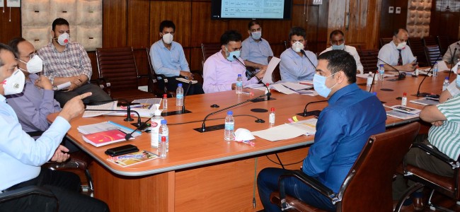 Advisor Baseer Khan directs speedy completion of CCS, PMDP schemes Advisor Baseer Khan directs speedy completion of CCS, PMDP schemes