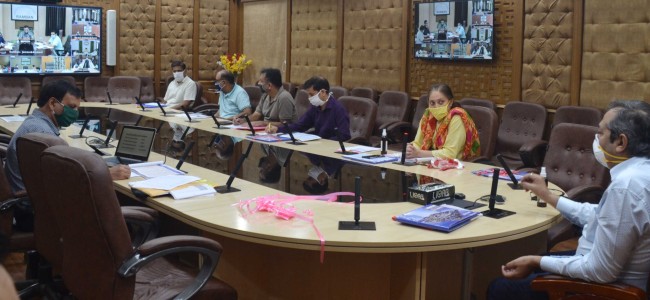 Advisor Baseer Khan reviews functioning of Department of Rural Development & Panchayati Raj in Jammu