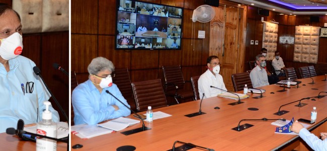 Advisor Bhatnagar chairs COVID-19 review meet Advisor Bhatnagar chairs COVID-19 review meet
