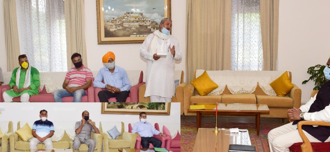 Delegation from Sunderbani meets Lt Governor Delegation from Sunderbani meets Lt Governor