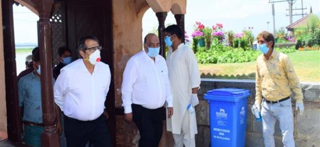 Advisor Baseer Khan visits Nishat garden Advisor Baseer Khan visits Nishat garden