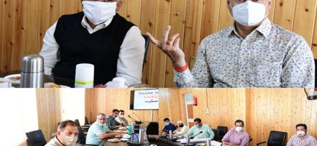 Hirdesh Kumar chairs meeting on delimitation of Parliamentary, Assembly constituencies in Ganderbal Hirdesh Kumar chairs meeting on delimitation of Parliamentary, Assembly constituencies in Ganderbal