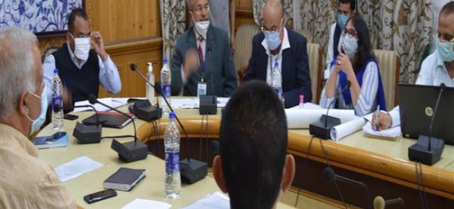 Div Com chairs meeting of NHIDCL