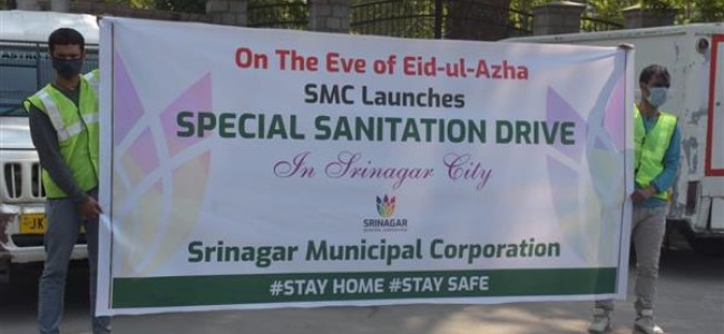 SMC launches an extensive sanitation drive ahead of Eid-ul-Azha SMC launches an extensive sanitation drive ahead of Eid-ul-Azha