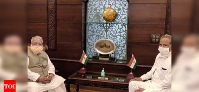 Rajasthan cabinet meets to discuss points raised by governor for calling assembly session Rajasthan cabinet meets to discuss points raised by governor for calling assembly session