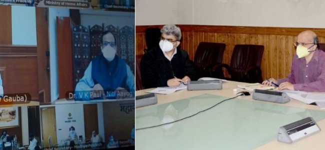 Cabinet Secretary reviews COVID-19 control performance of States/UTs Cabinet Secretary reviews COVID-19 control performance of States/UTs