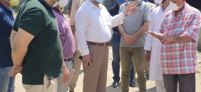 Commissioner SMC initiates long pending Bemina Drainage Project Commissioner SMC initiates long pending Bemina Drainage Project