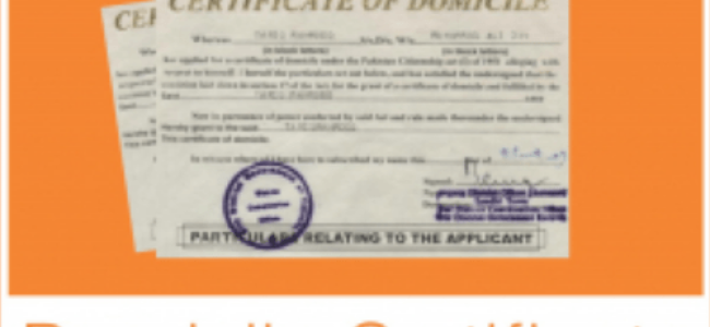 Domicile Certificates issuance accelerated across J&K