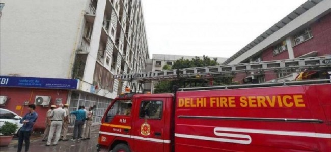 Huge Fire At Power Station In Noida Amid Rain, Fire Tenders Rushed To Spot Huge Fire At Power Station In Noida Amid Rain, Fire Tenders Rushed To Spot