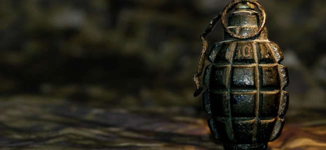 Cop Injured In Grenade Blast Outside Police Control Room Kashmir Cop Injured In Grenade Blast Outside Police Control Room Kashmir