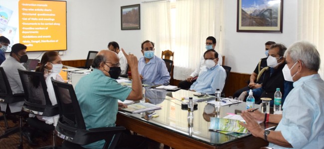 Lt Governor Sinha calls for filling up of vacancies of Doctors for improving Primary & Secondary health care system in J&K Lt Governor Sinha calls for filling up of vacancies of Doctors for improving Primary & Secondary health care system in J&K