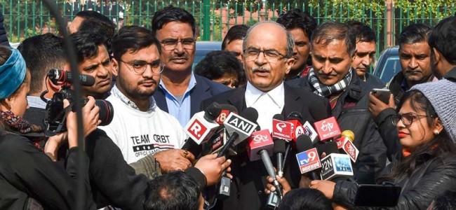 SC Refuses To Accept Prashant Bhushan’s Apology In 2009 Contempt Case, Says Further Hearing Needed