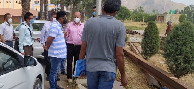 Secretary Jal Shakti Department inspects Rangil WSS, reviews restoration work on Sindh Extension Canal Breach Secretary Jal Shakti Department inspects Rangil WSS, reviews restoration work on Sindh Extension Canal Breach