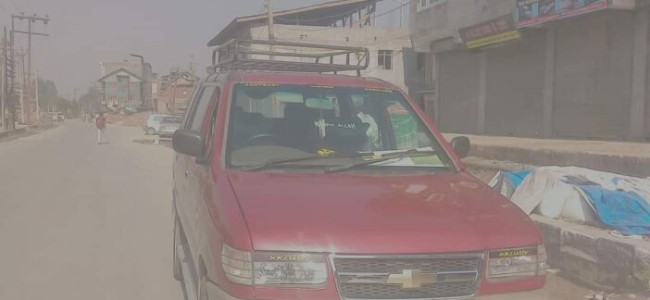 Red color vehicle stolen from Srinagar Red color vehicle stolen from Srinagar