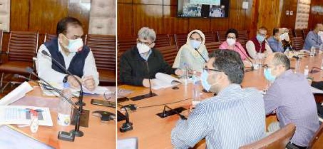 Central team reviews COVID control measures in J&K Central team reviews COVID control measures in J&K