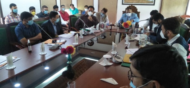 Div Com visits Ang, reviews revenue matters of South Kashmir Div Com visits Ang, reviews revenue matters of South Kashmir