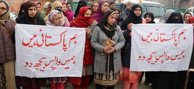 Pakistani wives of former militants detained for trying to meet LG Manoj Sinha Pakistani wives of former militants detained for trying to meet LG Manoj Sinha
