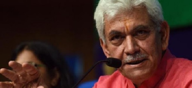 Violence-free DDC polls biggest achievement in Jammu and Kashmir: LG Manoj Sinha