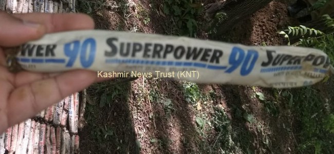 52 kilogram explosives found in Syntax during search operation in South Kashmir village 52 kilogram explosives found in Syntax during search operation in South Kashmir village