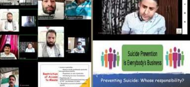 DSEK conducts webinar on ‘World Suicide Prevention Day’ DSEK conducts webinar on ‘World Suicide Prevention Day’