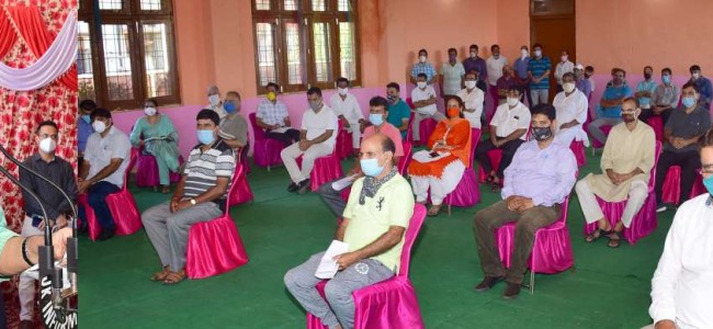 Lt Governor visits Jagti Township, listens to the issues of KPs Lt Governor visits Jagti Township, listens to the issues of KPs