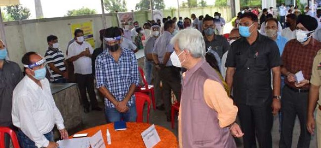 B2V3: Lt Governor reviews ongoing ‘Jan Abhiyan’ at Akhnoor B2V3: Lt Governor reviews ongoing ‘Jan Abhiyan’ at Akhnoor