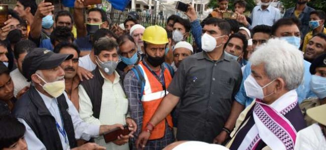 Lt Governor conducts extensive tour of Budgam Lt Governor conducts extensive tour of Budgam