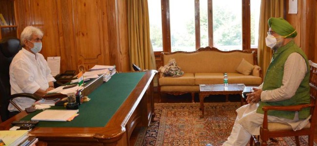 Chairman, All Parties Sikh Coordination Committee (APSCC) meets Lt Governor Chairman, All Parties Sikh Coordination Committee (APSCC) meets Lt Governor