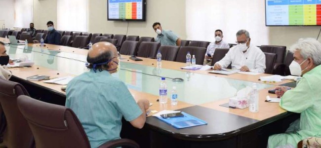 Lt Governor reviews functioning of J&K Sports Council & Youth Services & Sports Department Lt Governor reviews functioning of J&K Sports Council & Youth Services & Sports Department