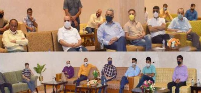 Lt Governor meets media Fraternity from Jammu Lt Governor meets media Fraternity from Jammu