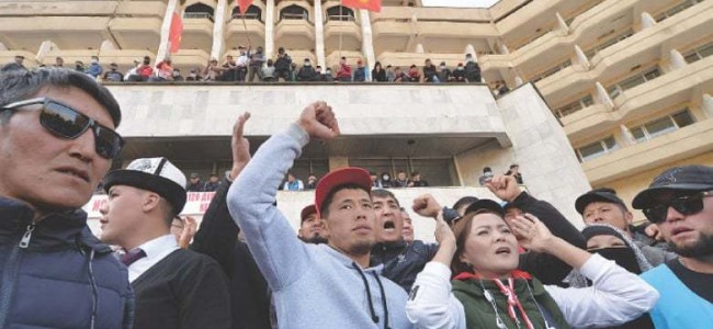 Kyrgyz president quits; PM takes over country Kyrgyz president quits; PM takes over country