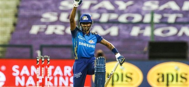 Hardik Pandya takes a knee in IPL to support of ‘Black Lives Matter’ movement Hardik Pandya takes a knee in IPL to support of ‘Black Lives Matter’ movement