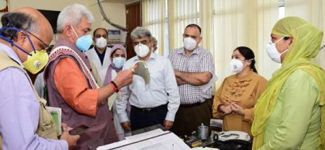 Lt Governor conducts surprise visit to GMC Jammu Lt Governor conducts surprise visit to GMC Jammu